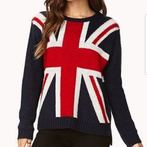 FOEVER 21 - Union Jack Sweater